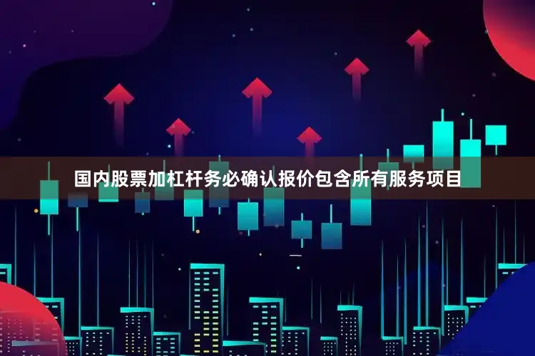 国内股票加杠杆务必确认报价包含所有服务项目